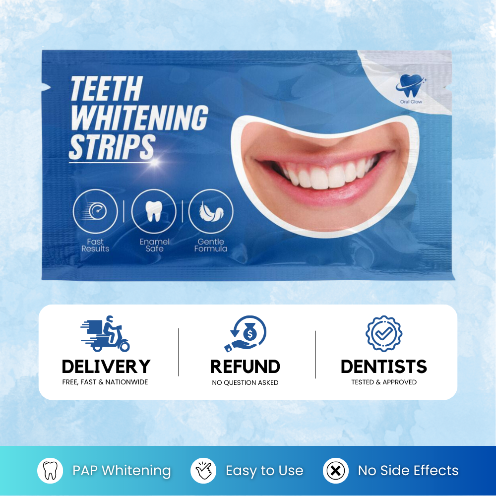 Teeth Whitening Strips (14 Treatments with 28 Strips)